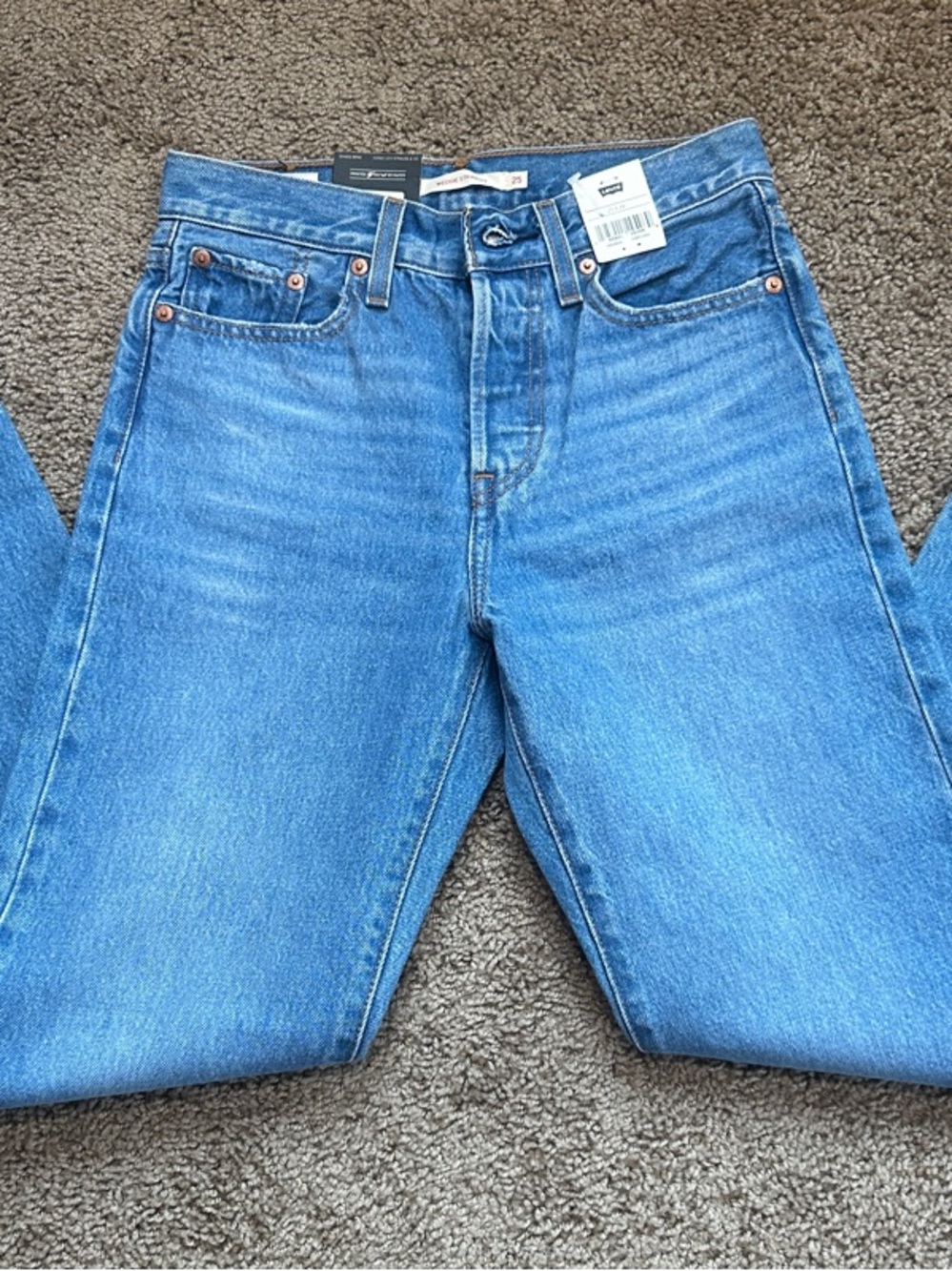 Levi's Blue Straight-Leg Jeans